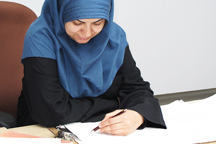 طوبی رجبعلی: نگارگری با عرفان آمیخته است