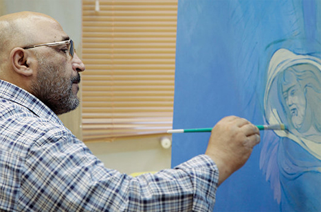 انسان‌هایی که فطرت پاک دارند جذب تفکر و هنر اسلامی می‌شوند