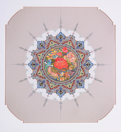 گل و مرغ و شمسه