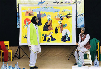 پرده‌خوانانی مجلس «دختران آسمانی» در عصر شعر عاشورایی