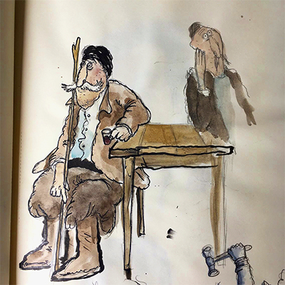 منتخبی از کارتون های رونالد سیرل Ronald Searle